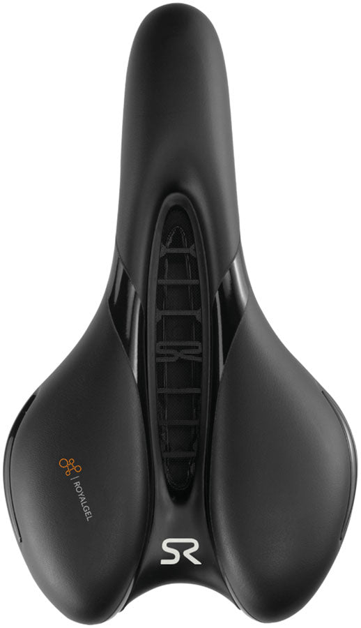 Selle Royal Respiro Stracciatella Saddle - Manganese, Black, Athletic