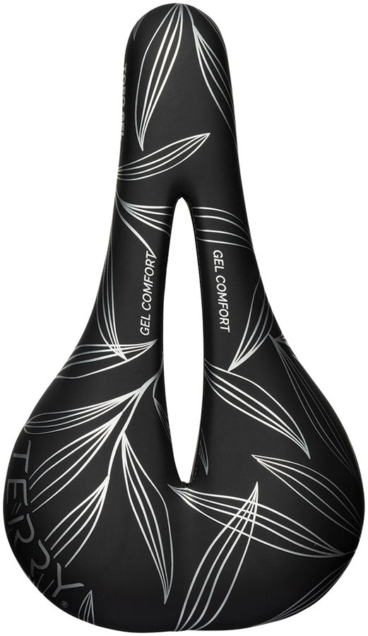 Terry Topo Gel Saddle - Chromoly, Mtn Leaf