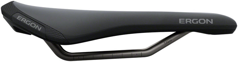 Load image into Gallery viewer, Ergon SMS Sport Saddle - TiNox XP, Black, Men's, Medium/Large
