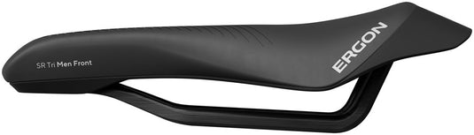 Ergon SR Tri Pro Carbon Saddle - Carbon, Black, Men's, Front