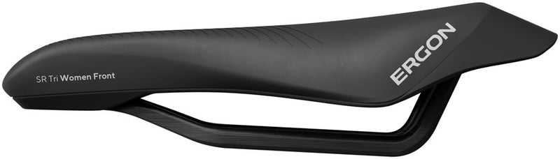 Load image into Gallery viewer, Ergon SR Tri Pro Carbon Saddle - Carbon, Black, Women's, Front
