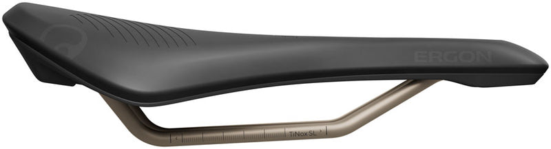 Load image into Gallery viewer, Ergon SRS Pro Saddle - TiNox SL, Black, Women's, Medium/Large
