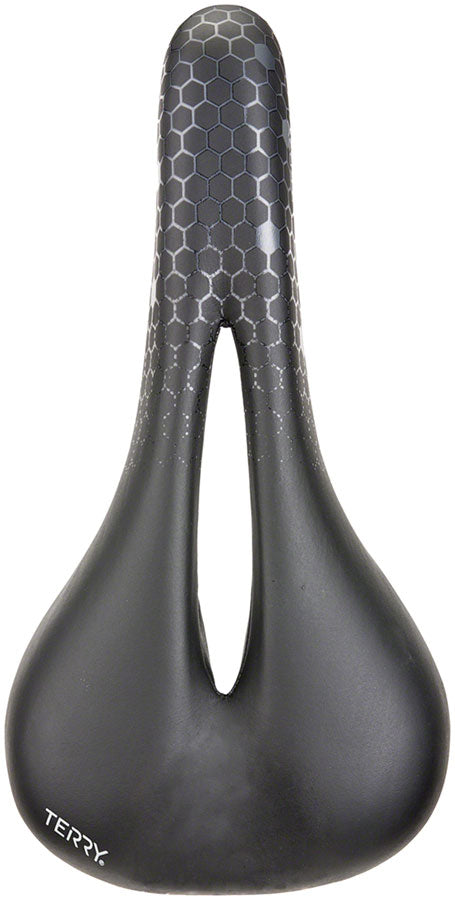 Terry Fly Ti Gel Saddle - Titanium, Black/Gray, Men's