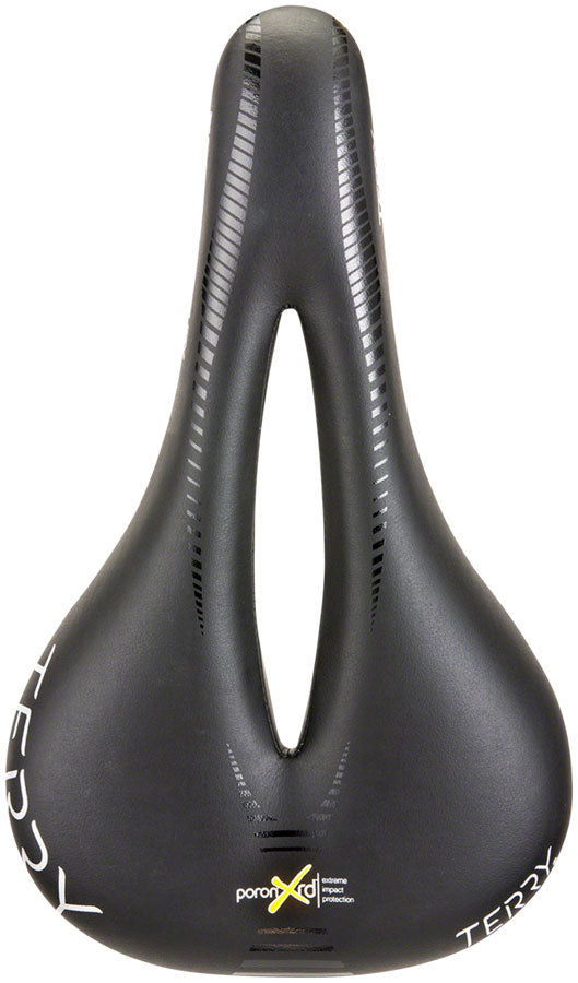 Terry Butterfly Century Saddle - Black 152mm Width Titanium Rails Womens
