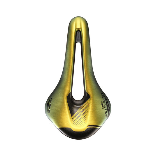 Selle San Marco Shortfit 2.0, Open-Fit Racing, Wide, Iridescent Gold