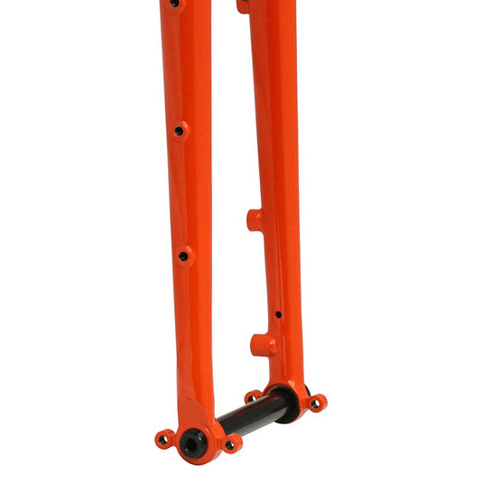 Soma Wolverine Unicrown TA CX Fork, 700c 1-1/8" Pumpkin Ora