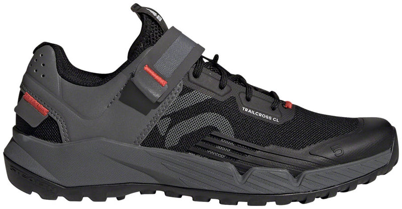 Load image into Gallery viewer, Five Ten Trailcross Mountain Clipless Shoes - Women's, Core Black/Gray Three/Red, 10
