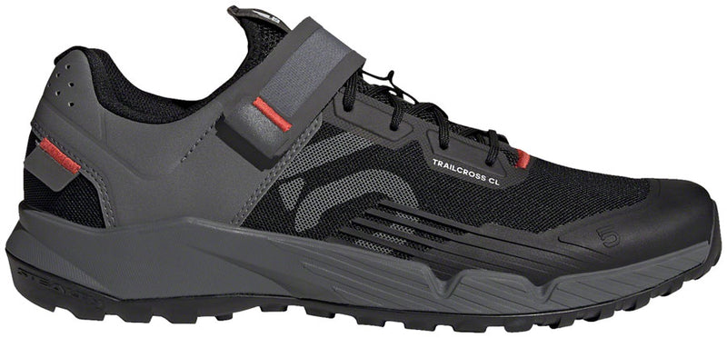 Load image into Gallery viewer, Five Ten Trailcross Mountain Clipless Shoes - Men's, Core Black/Gray Three/Red, 9.5
