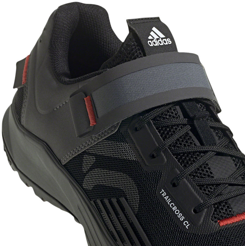 Load image into Gallery viewer, Five Ten Trailcross Mountain Clipless Shoes - Men's, Core Black/Gray Three/Red, 9.5
