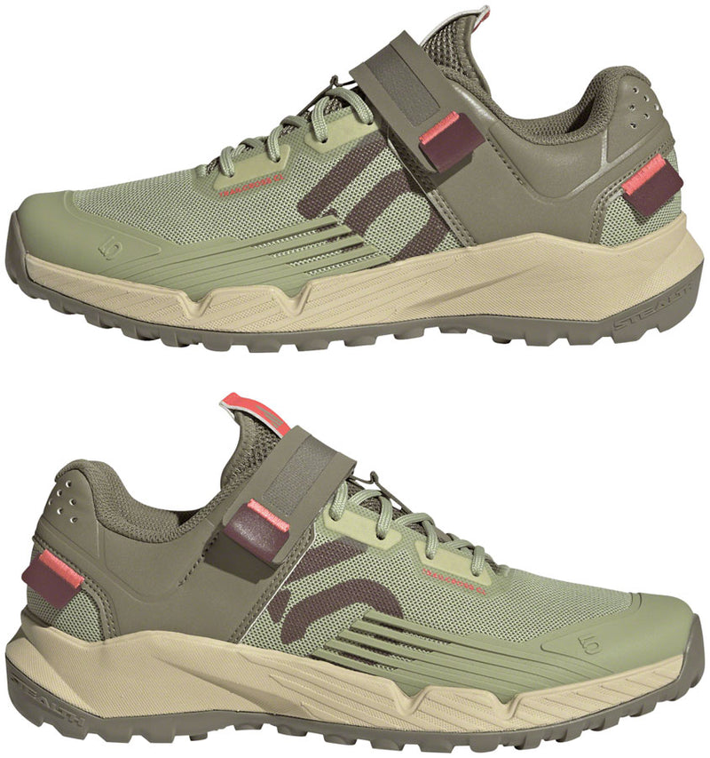 Load image into Gallery viewer, Five Ten Trailcross Mountain Clipless Shoes - Women's, Magic Lime/Quiet Crimson/Orbit Green, 6.5
