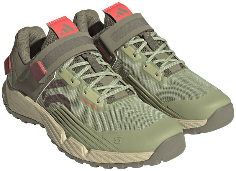 Load image into Gallery viewer, Five-Ten-Trailcross-Mountain-Clipless-Shoes-Women's-Magic-Lime-Quiet-Crimson-Orbit-Green-Magic-Lime-Quiet-Crimson-Orbit-Green-6.5-Mountain-Biking-Shoes

