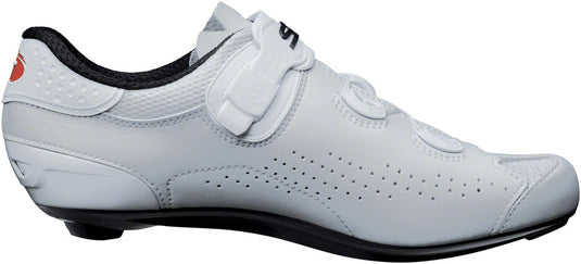 SIDI Genius 10 Road Shoes - White/White, 46.5