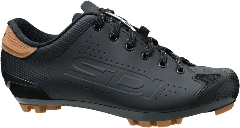 Load image into Gallery viewer, SIDI-Dust-Shoelace-Mountain-Clipless-Shoes-Black-Black-Mountain-Biking-Shoes
