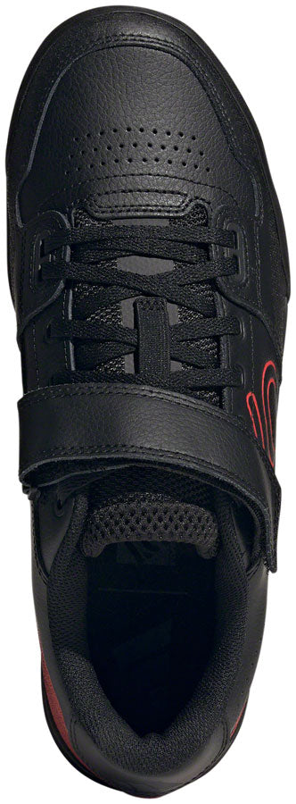 Five Ten Hellcat Mountain Clipless Shoes - Men's, Core Black/Red/FTWR White, 5.5