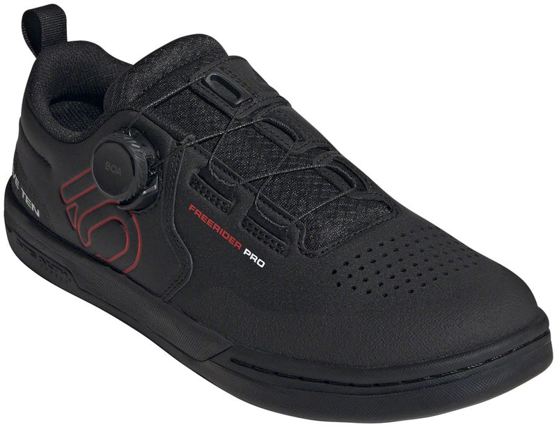Load image into Gallery viewer, Five Ten Freerider Pro BOA Flat Shoes - Men's, Core Black/Red/FTWR White, 12
