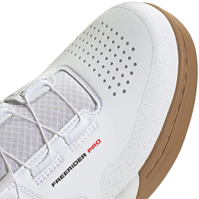 Load image into Gallery viewer, Five Ten Freerider Pro BOA Flat Shoes - Men's, FTWR White/Core Black/Red, 9.5
