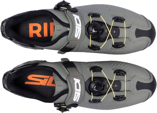 SIDI Drako 2S SRS Mountain Clipless Shoes - Military Yellow, 38