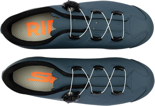 SIDI Fast 2 Road Shoes - Blue/Yellow, 41.5