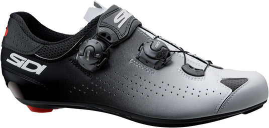 SIDI-Genius-10-Road-Shoes-Gray-Black-Gray-Black-Road-Bike-Cycling-Shoes