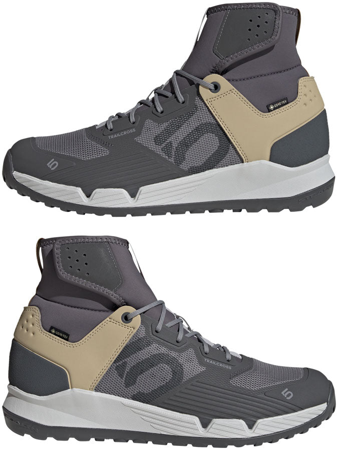 Load image into Gallery viewer, Five Ten Trailcross GTX Flat Shoes - Men's, Gray 5 / Gray 3 / Bronze, 14
