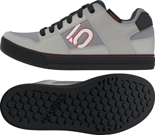 Five Ten Freerider Flat Shoes - Men's, Gray 3/Footwear White/Wonder Alumina, 7