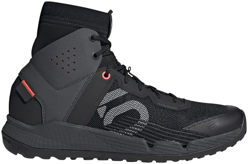 Load image into Gallery viewer, Five Ten Trailcross Mid Pro Flat Shoes - Men's, Core Black / Gray Two / Solar Red, 10.5
