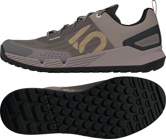 Five Ten Trailcross LT Flat Shoes - Women's, Wonder Taupe/Ice Tangerine/Carbon, 8