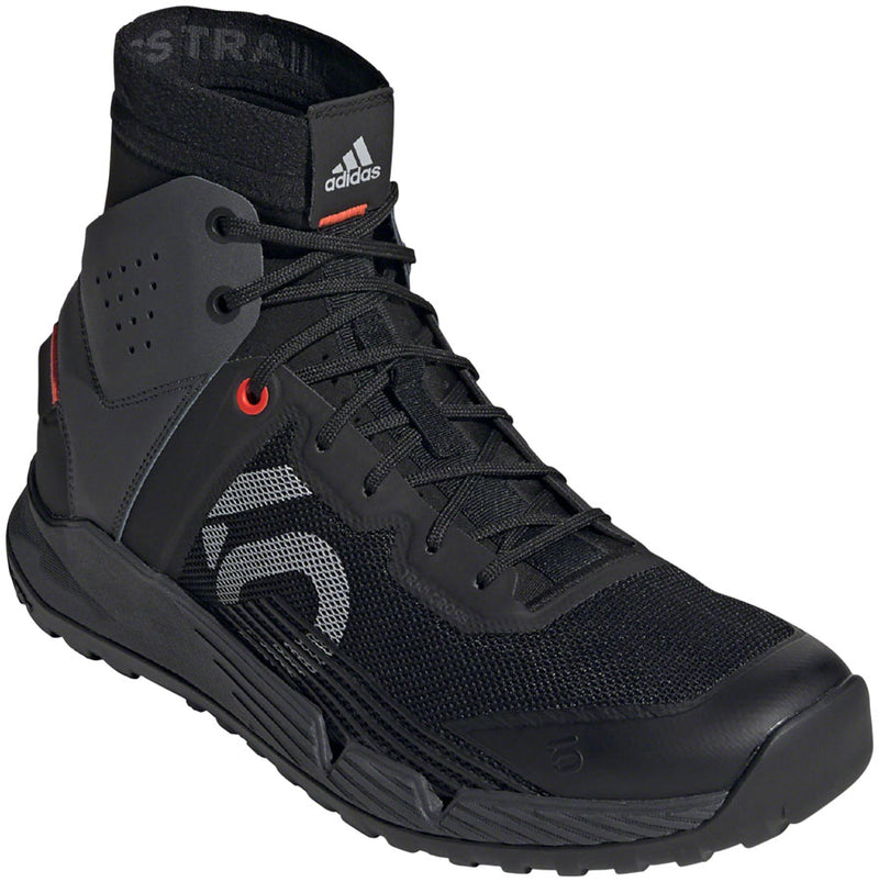 Load image into Gallery viewer, Five-Ten-Trailcross-Mid-Pro-Flat-Shoes-Men's-Core-Black-Grey-Two-Solar-Red-Core-Black-Gray-Two-Solar-Red-10.5-Flat-Pedal-Shoes
