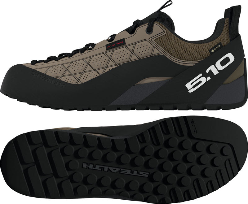 Load image into Gallery viewer, Five Ten Guidetennie Pro GTX Flat Shoes - Men's, Cardboard/FTWR White/Core Black, 7.5
