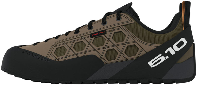 Load image into Gallery viewer, Five-Ten-Guidetennie-Flat-Shoes-Men's-Cardboard-FTWR-White-Core-Black-Flat-Pedal-Shoes
