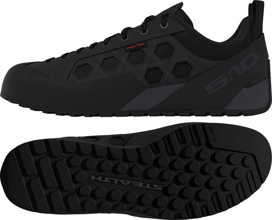 Five Ten Guide Tennie Flat Shoes - Men's, Core Black/Carbon/Core Black, 11