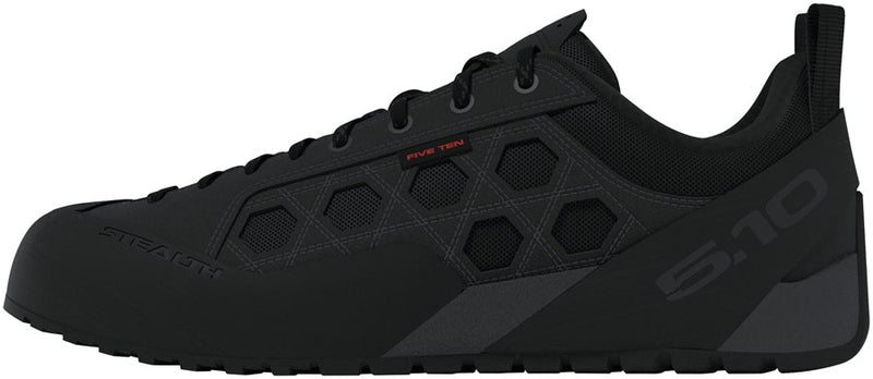 Load image into Gallery viewer, Five-Ten-Guide-Tennie-Flat-Shoes-Men's-Core-Black-Carbon-Core-Black-Flat-Pedal-Shoes
