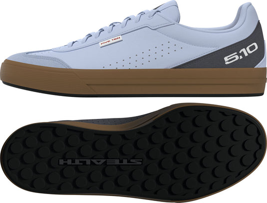 Five Ten Sleuth DLX 2 Flat Shoes - Men's, Crystal Sky/Footwear White/Gray 6, 11