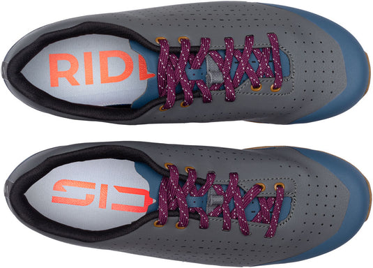 SIDI Asper Laces Gravel Shoes - Dark Gray, 47