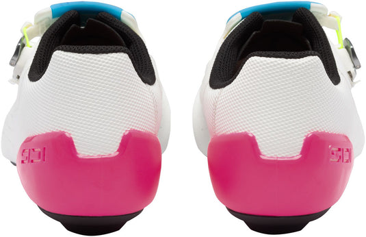 SIDI Genius X WYVE Road Shoes - White Fluo, 42