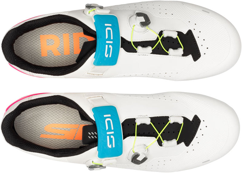 Load image into Gallery viewer, SIDI Genius X WYVE Road Shoes - White Fluo, 44.5
