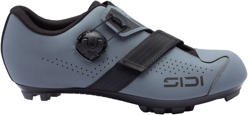 Load image into Gallery viewer, SIDI-Aertis-Mega-MTB-Clipless-Shoes-Men's-Gray-Black-Mountain-Biking-Shoes
