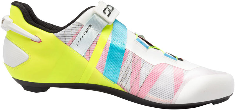 Load image into Gallery viewer, SIDI Wire 3 Road Shoes - Mens, White/Yellow Fluo, 41.5
