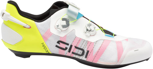 SIDI-Wire-3-Road-Shoes-Mens-White-Yellow-Fluo-White-Yellow-Fluo-Road-Bike-Cycling-Shoes
