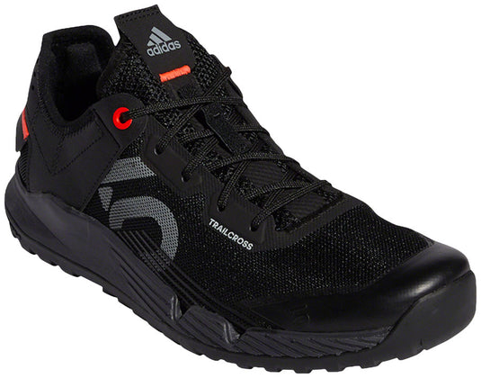 Five-Ten-Trailcross-LT-Flat-Shoes-Women's-Core-Black-Gray-Two-Solar-Red-Core-Black-Gray-Two-Solar-Red-9.5-Flat-Pedal-Shoes