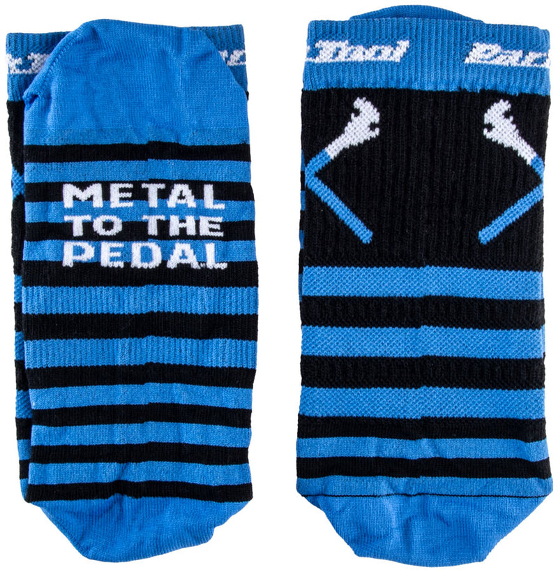 Load image into Gallery viewer, Park Tool SOX-6 Cycling Socks - Black/Blue, Small/Medium
