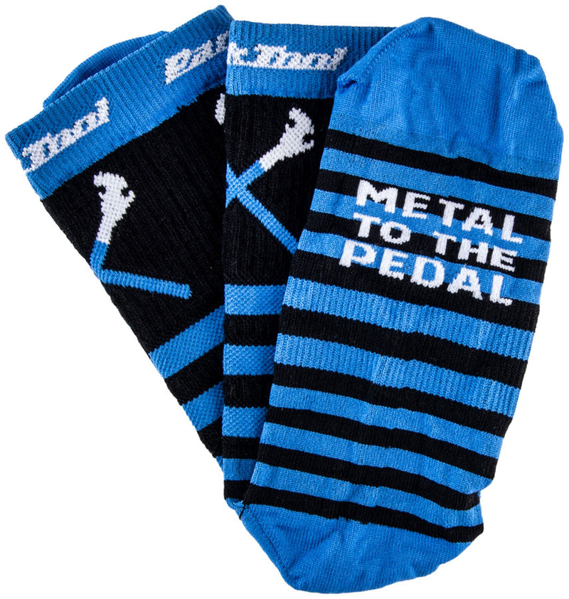 Load image into Gallery viewer, Park Tool SOX-6 Cycling Socks - Black/Blue, Large/X-Large
