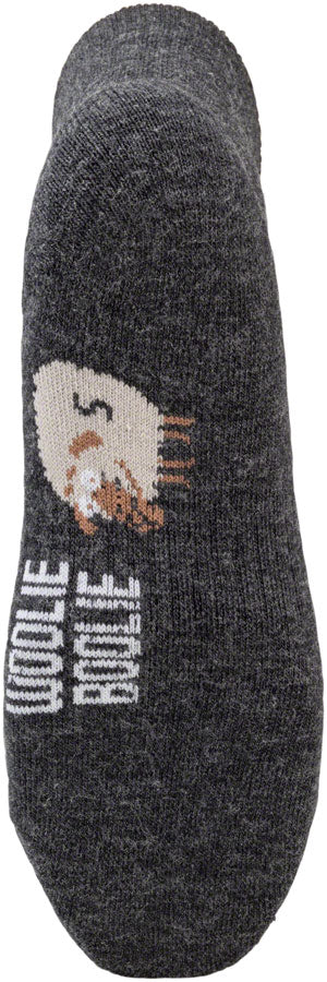 Load image into Gallery viewer, DeFeet Woolie Boolie 4" D-Logo Socks, 7-9, Charcoal
