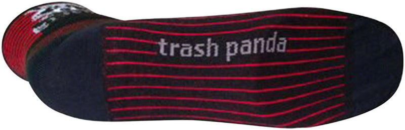 Load image into Gallery viewer, SockGuy Classic Busted Socks - 3", Black/Red Stripe, Small/Medium
