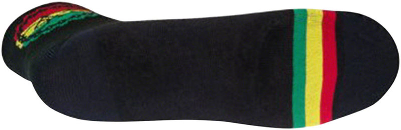 Load image into Gallery viewer, SockGuy Classic Rasta Ride Socks - 3", Black/Rasta, Large/X-Large
