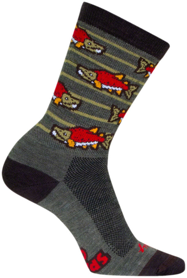 Load image into Gallery viewer, Sockguy Sock Eye 6" Wool Crew L/xl
