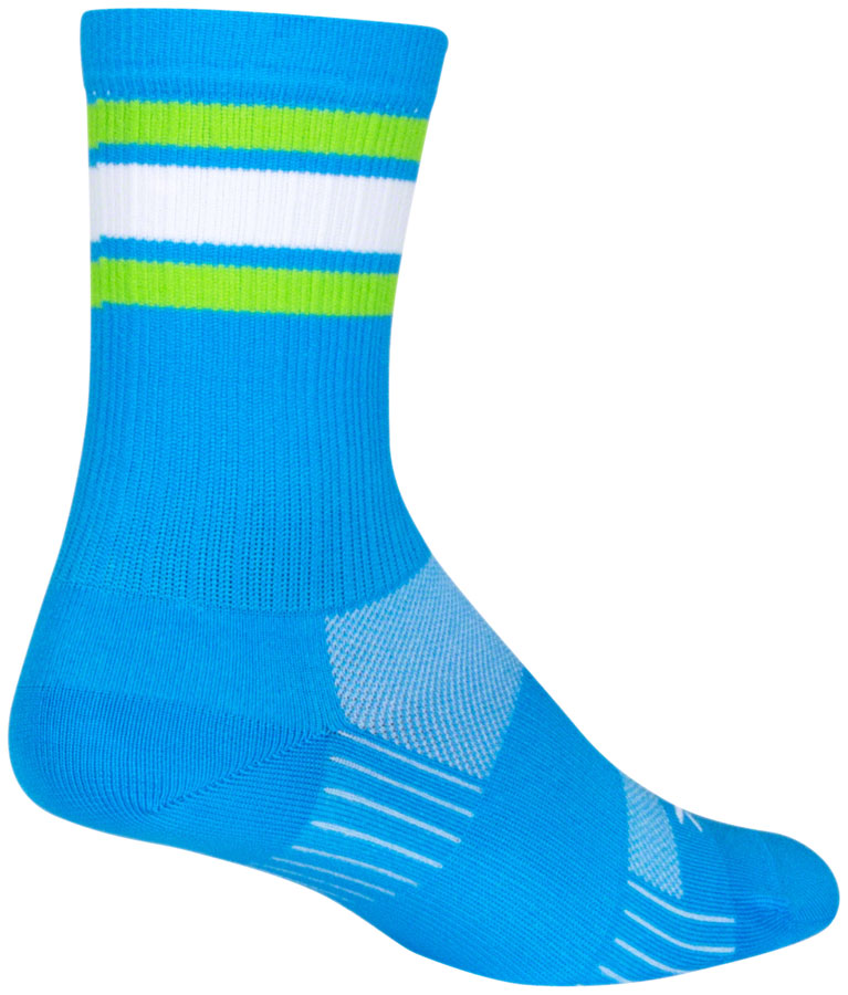 Load image into Gallery viewer, SockGuy Throwback SGX Socks - 6", Small/Medium Snug Arch Support
