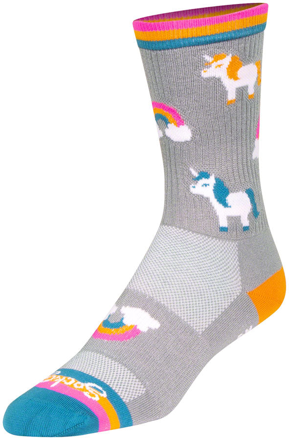 Load image into Gallery viewer, SockGuy Crew Enchanted Socks - 6", Small/Medium
