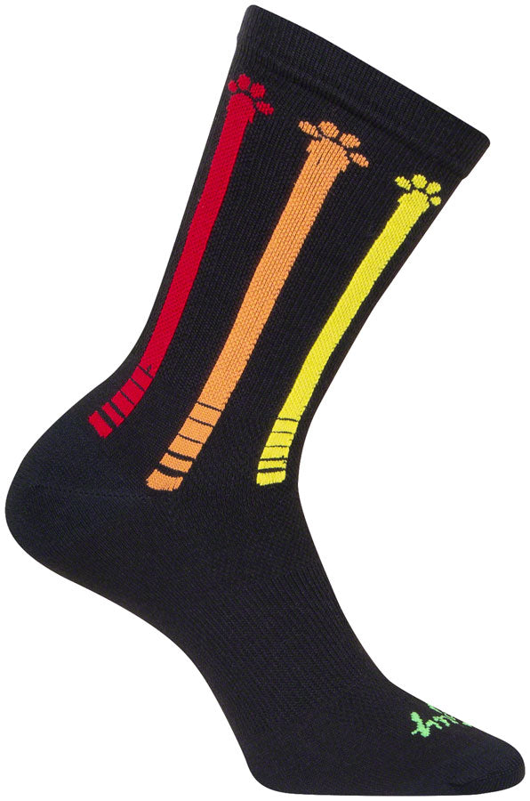 Load image into Gallery viewer, SockGuy Pawsitive Crew Socks - 6", Small/Medium
