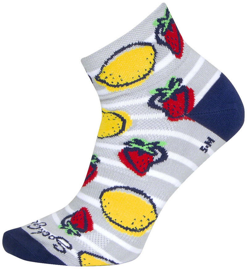 Load image into Gallery viewer, SockGuy Classic Low Lemonade Socks - 2", Women's, Small/Medium
